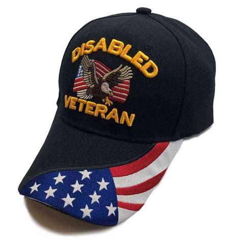 disabled veteran u s flag w eagle special edition hat