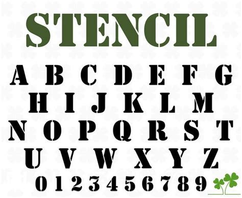 stencil font stencil font  cricut stencil script stencil monogram
