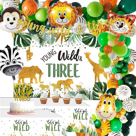 buy fvabo young wild   decorations jungle safari theme