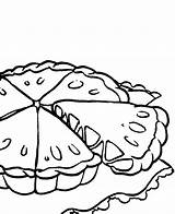 Pie Coloring Apple Pumpkin Pages Food Drawing Cliparts Getcolorings Colouring Simple Clipart Template Favorites Add sketch template