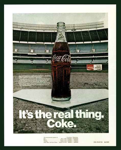 The History Of Coca Cola S It S The Real Thing Slogan Creative Review