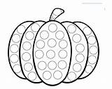 Dot Pumpkin Pages Printable Marker Worksheet Coloring Printables Halloween Preschool Worksheets Activities Fall Kids Theresourcefulmama Clipart Crafts Dots Sheets Painting sketch template