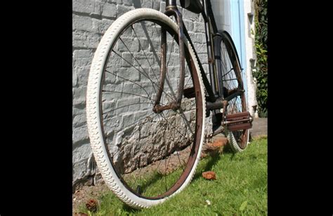 history early bicycle tyres   bicycle museum