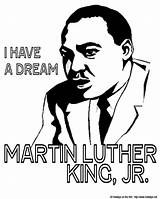 Coloring Luther Martin King Jr Pages Kids Mlk Dream History Printable Color Sheet Print Worksheets Month Dr Quotes Printables Preschool sketch template