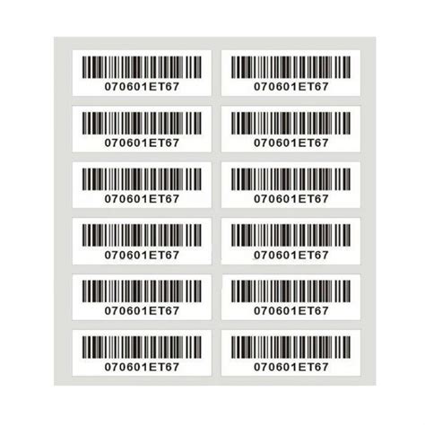 wholesale  size paper barcode label