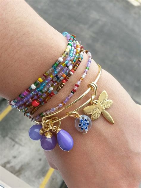 beaded jewelry diy diy beads wire jewelry jewelry bracelets bangles bracelet set bracelet