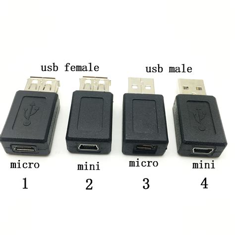 female micro usb  female usb  adapter adapter view