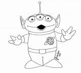 Toy Story Alien Drawing Aliens Coloring Little Green Draw Man Pages Characters Lineart Drawings Becuo Men Disney Deviantart Clipart Pixar sketch template