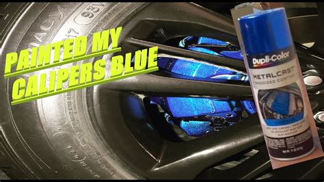 painted  calipers blue youtube