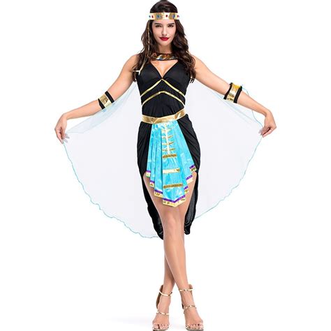women s cosplay egypt goddess dress carnival halloween costumes for