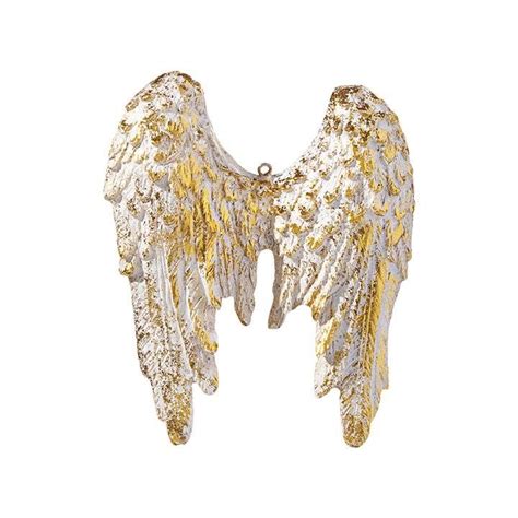 angel wing ornament  gold accent gold angel wings angel