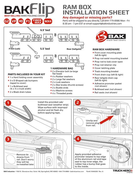 bakflip vp installation sheet   manualslib