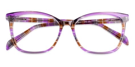 coliny square purple frames glasses abbe glasses
