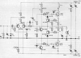 wiring schematic diagram  power amp elektor april  audio