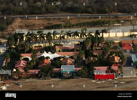 curacao aerial view  campo alegre adult resort stock photo  alamy
