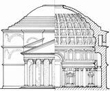 Pantheon sketch template