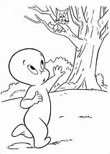 Coloring Ghost Casper Pages Printable sketch template