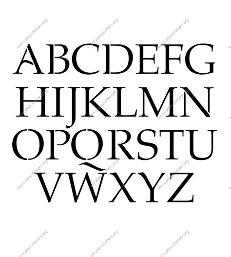 templates   alphabet stencils