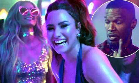 Demi Lovato Dons Plunging Bodysuit In New Music Video Daily Mail Online