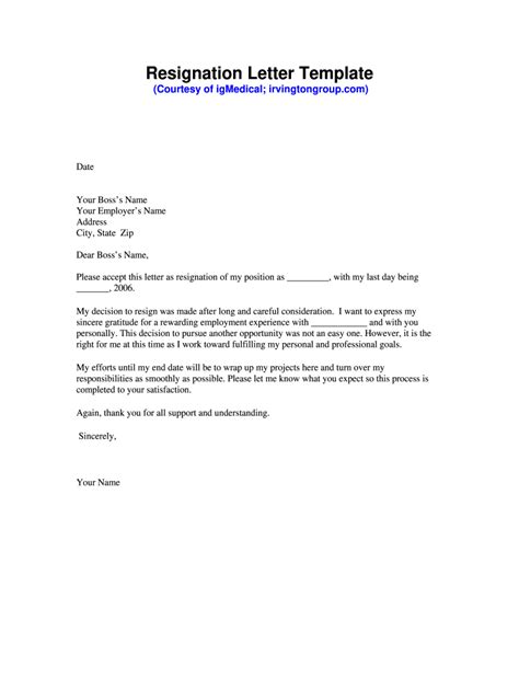 resignation letter fill  printable fillable blank pdffiller