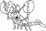 Colorat Desene Raki Kraby Homar Kolorowanki Planse Insecte Animale Wydrukowania sketch template