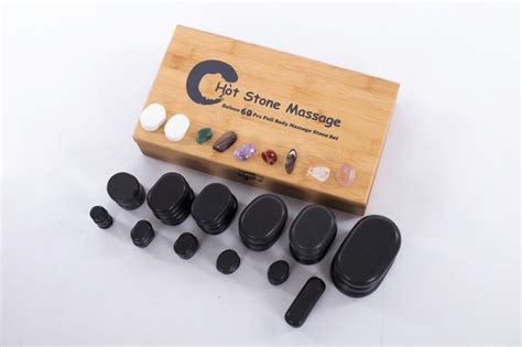 hot stone therapy professional set of 60 stones hot