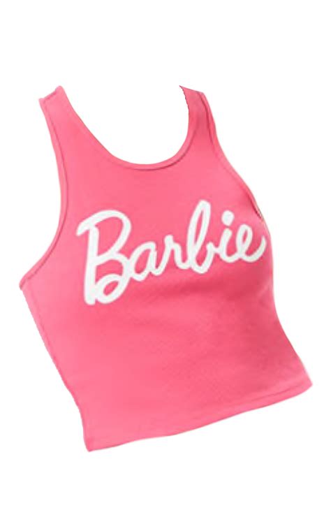 pink barbie tank top polyvore moodboard filler hot pink shirt