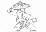 Ninjago Wu Master Draw Drawing Step Tutorials Drawingtutorials101 sketch template
