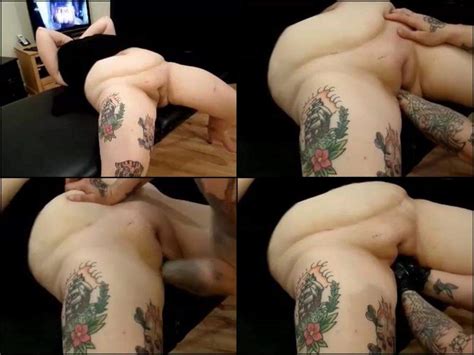Double Fisting Hot Tattooed Bbw Amateur Scene Rare