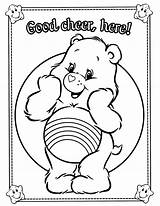 Coloring Bear Bears Cheer sketch template