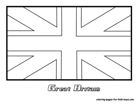 flagofbritaincoloringpageatcoloring pages book  kids boys