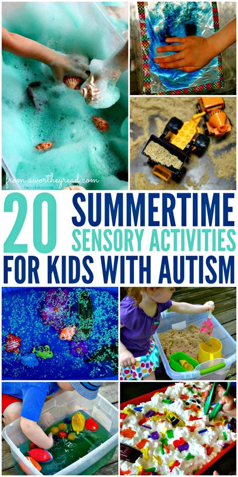 summertime sensory activities  kids  autism autism