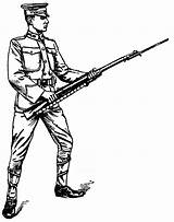Bayonet Guard Clipart Position Etc Usf Edu Medium Original Large sketch template
