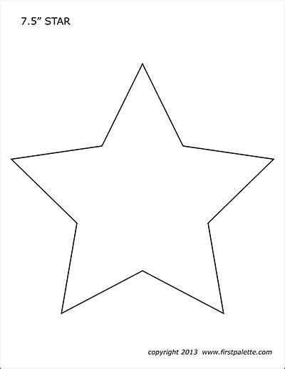 printable star