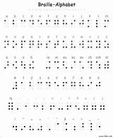 Braille Blindenschrift Brailleschrift Punkt Buchstaben Schreiben Zeichen Lesen Gruppen sketch template