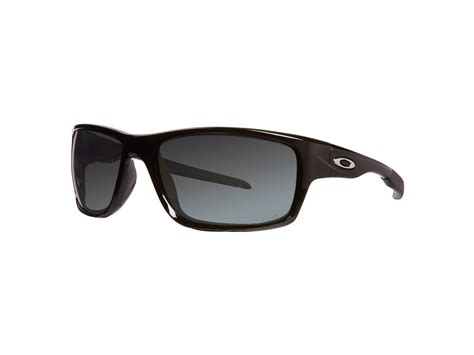 oakley men black iridium polarized rectangle sunglasses in black for