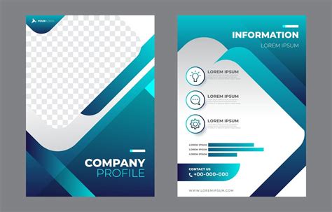 company profile template  vector art  vecteezy