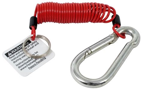 fastway zip coiled trailer breakaway cable  long fastway accessories  parts fa