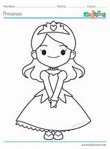 Colorear Princesas Princesa Pinten sketch template