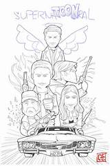 Supernatural Spn Baby Everybody Sobrenatural Toonadas Kitchenoverlord Castiel sketch template