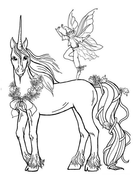 mermaid unicorn coloring page youngandtaecom horse coloring pages