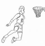Michael Ausmalen Basketteur Korbleger Duke Celtics Bestof Collegesportsmatchups sketch template