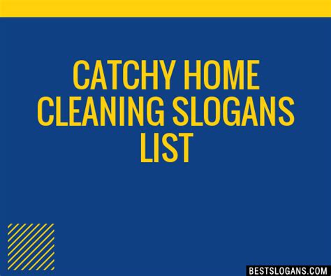 catchy home cleaning slogans  generator phrases taglines