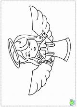 Coloring Angel Christmas Pages Angels Colouring Dinokids Book Diy Close Print Drawing Choose Board Sheets Color sketch template