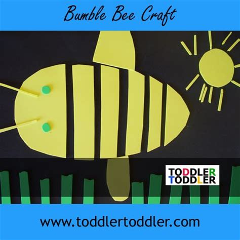 toddler preschool craft activity bumble bee placemat preschool