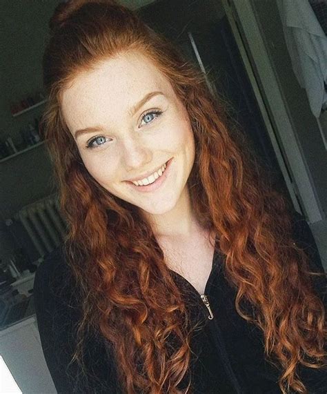 Matildaniilssonn Beauty Hairzz Redhead Ginger Curlyhair Smile