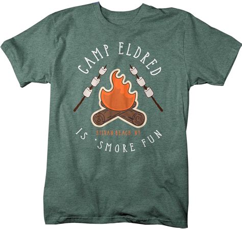 mens personalized camp  shirt camp shirt smore fun etsy