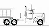 Mack Bigmacktrucks Sketch Coloring sketch template