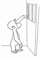 Curious George Coloring Pages Lift Forget Supplies Don sketch template