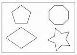 Coloring Printable Pages Shape Shapes Geometric Cut Worksheet Worksheets Heart Kids Square Octagon Template Educational Worksheeto Pentagon Via Clip Bestcoloringpagesforkids sketch template